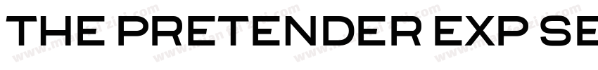 The Pretender Exp Serif字体转换